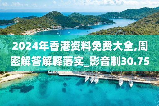 2024年香港资料免费大全,周密解答解释落实_影音制30.75