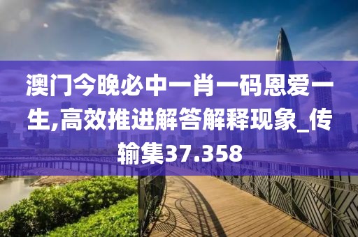 澳门今晚必中一肖一码恩爱一生,高效推进解答解释现象_传输集37.358