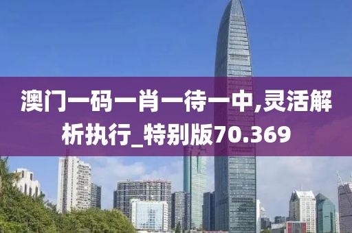 澳门一码一肖一待一中,灵活解析执行_特别版70.369