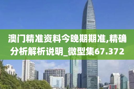 澳门精准资料今晚期期准,精确分析解析说明_微型集67.372