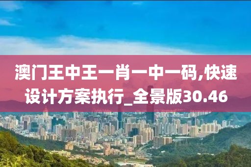 澳门王中王一肖一中一码,快速设计方案执行_全景版30.46