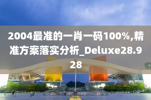 2004最准的一肖一码100%,精准方案落实分析_Deluxe28.928