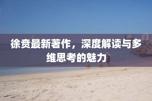 徐贲最新著作，深度解读与多维思考的魅力