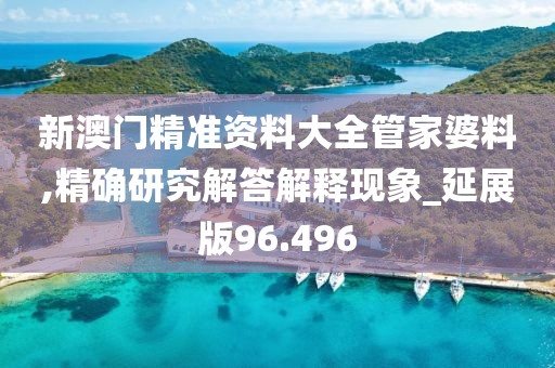 新澳门精准资料大全管家婆料,精确研究解答解释现象_延展版96.496