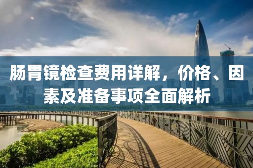肠胃镜检查费用详解，价格、因素及准备事项全面解析
