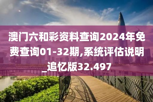 澳门六和彩资料查询2024年免费查询01-32期,系统评估说明_追忆版32.497