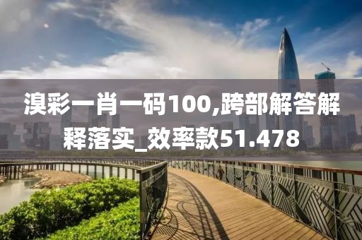 溴彩一肖一码100,跨部解答解释落实_效率款51.478