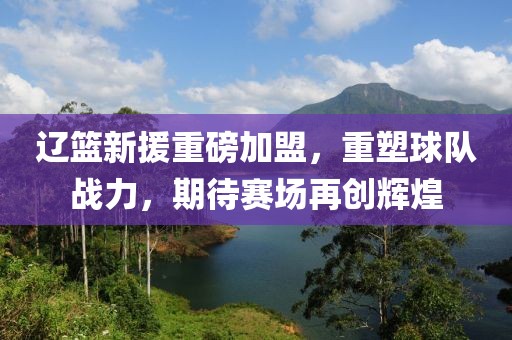 辽篮新援重磅加盟，重塑球队战力，期待赛场再创辉煌