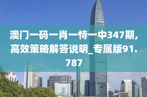 澳门一码一肖一恃一中347期,高效策略解答说明_专属版91.787