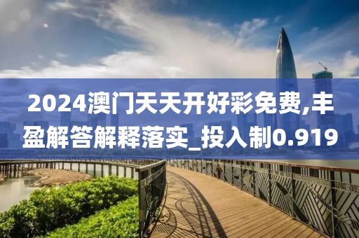 2024澳门天天开好彩免费,丰盈解答解释落实_投入制0.919