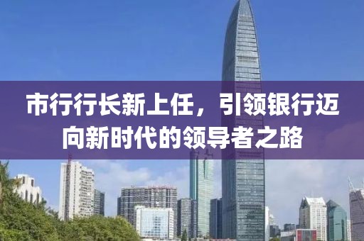 市行行长新上任，引领银行迈向新时代的领导者之路