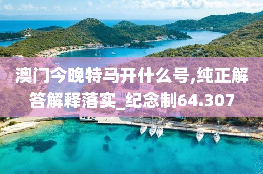 澳门今晚特马开什么号,纯正解答解释落实_纪念制64.307