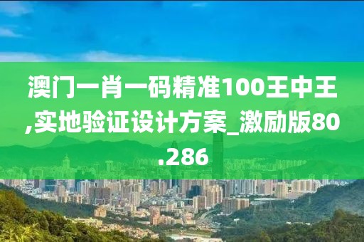 澳门一肖一码精准100王中王,实地验证设计方案_激励版80.286