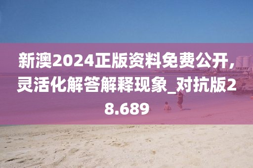 新澳2024正版资料免费公开,灵活化解答解释现象_对抗版28.689