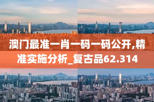澳门最准一肖一码一码公开,精准实施分析_复古品62.314