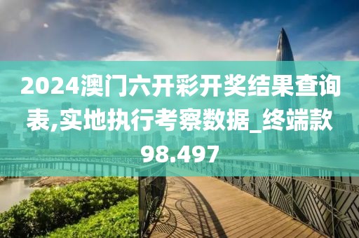 2024澳门六开彩开奖结果查询表,实地执行考察数据_终端款98.497