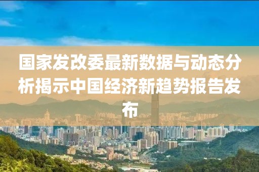 国家发改委最新数据与动态分析揭示中国经济新趋势报告发布