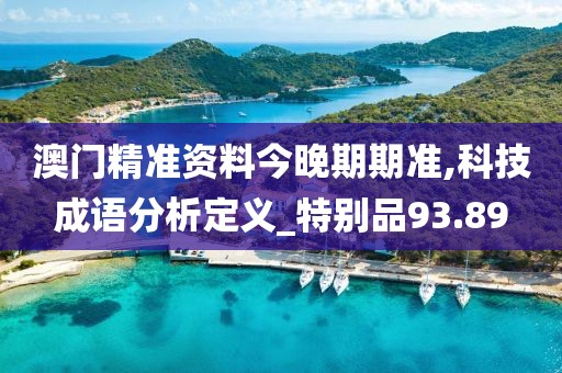 澳门精准资料今晚期期准,科技成语分析定义_特别品93.89