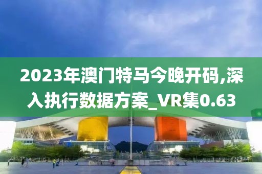 2023年澳门特马今晚开码,深入执行数据方案_VR集0.63