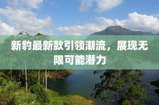 新豹最新款引领潮流，展现无限可能潜力