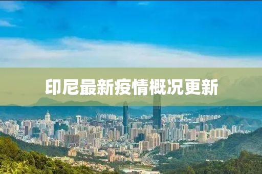 印尼最新疫情概况更新