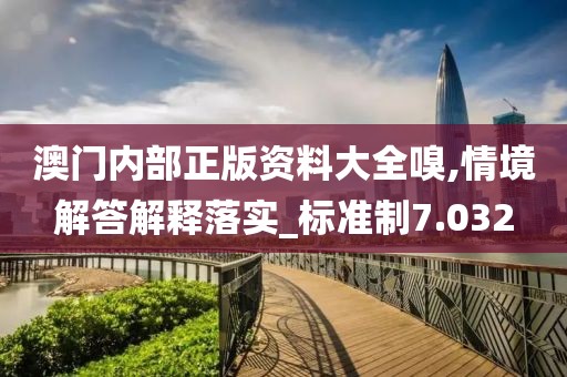 澳门内部正版资料大全嗅,情境解答解释落实_标准制7.032