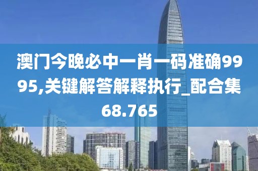 澳门今晚必中一肖一码准确9995,关键解答解释执行_配合集68.765