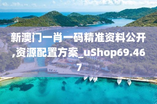 新澳门一肖一码精准资料公开,资源配置方案_uShop69.467
