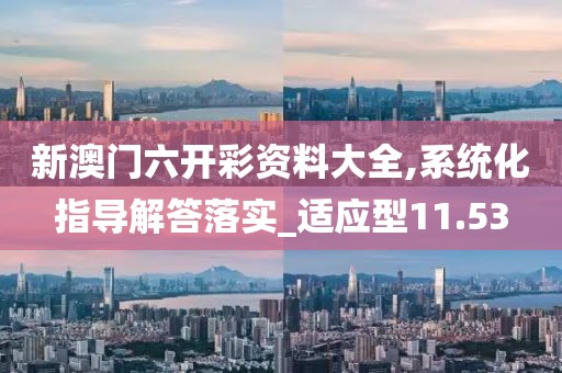 新澳门六开彩资料大全,系统化指导解答落实_适应型11.53