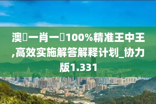 澳門一肖一碼100%精准王中王,高效实施解答解释计划_协力版1.331