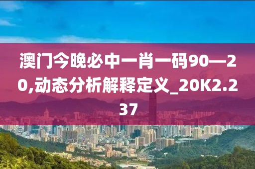澳门今晚必中一肖一码90—20,动态分析解释定义_20K2.237