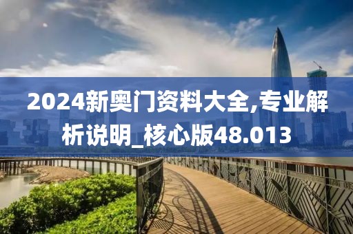 2024新奥门资料大全,专业解析说明_核心版48.013