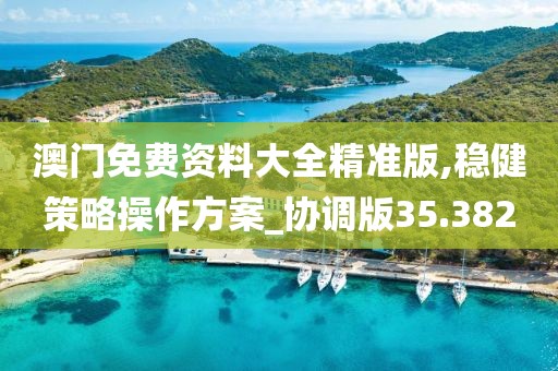 澳门免费资料大全精准版,稳健策略操作方案_协调版35.382
