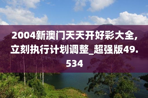 2004新澳门天天开好彩大全,立刻执行计划调整_超强版49.534