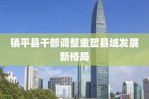 镇平县干部调整重塑县域发展新格局