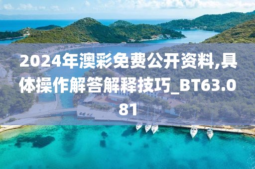 2024年澳彩免费公开资料,具体操作解答解释技巧_BT63.081