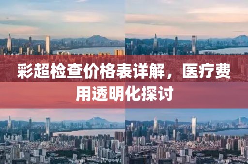 彩超检查价格表详解，医疗费用透明化探讨