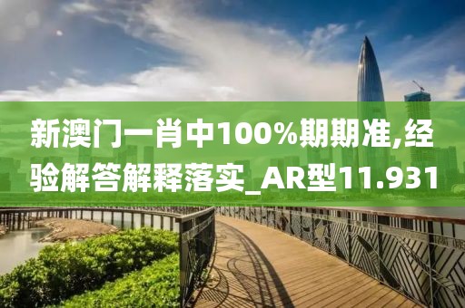 新澳门一肖中100%期期准,经验解答解释落实_AR型11.931