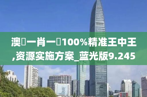 澳門一肖一碼100%精准王中王,资源实施方案_蓝光版9.245