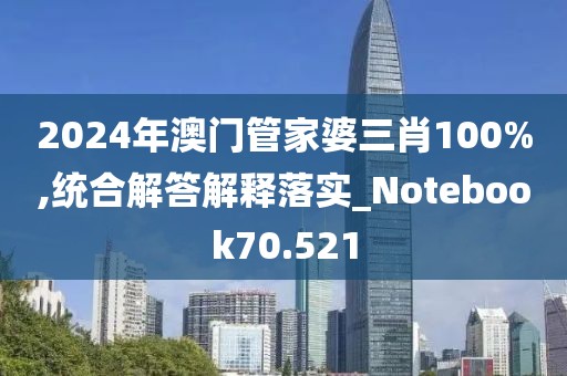 2024年澳门管家婆三肖100%,统合解答解释落实_Notebook70.521